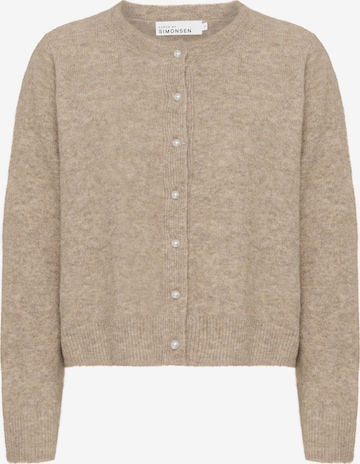 Cardigan 'Noabelle' KAREN BY SIMONSEN en beige : devant