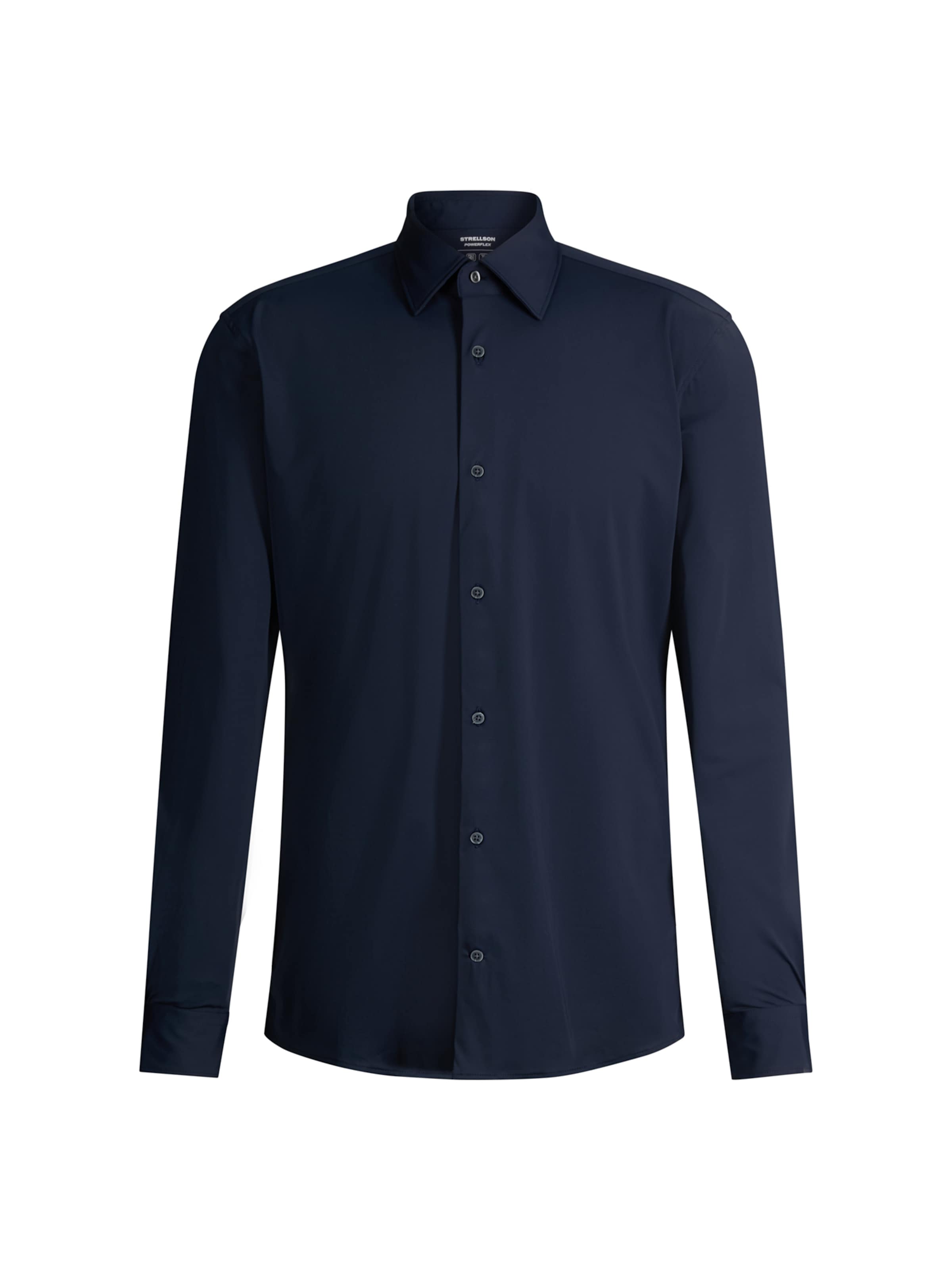 Coupe slim Chemise business ' Sit ' STRELLSON en bleu : devant