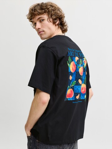 T-Shirt 'JJLEMON' JACK & JONES en noir : devant
