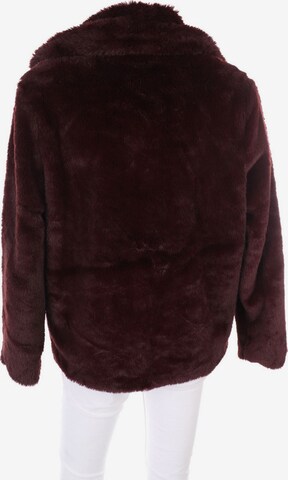 ZEBRA Faux Fur-Jacke XS in Rot