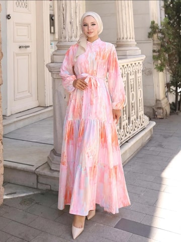 Bigdart - Vestido em rosa: frente