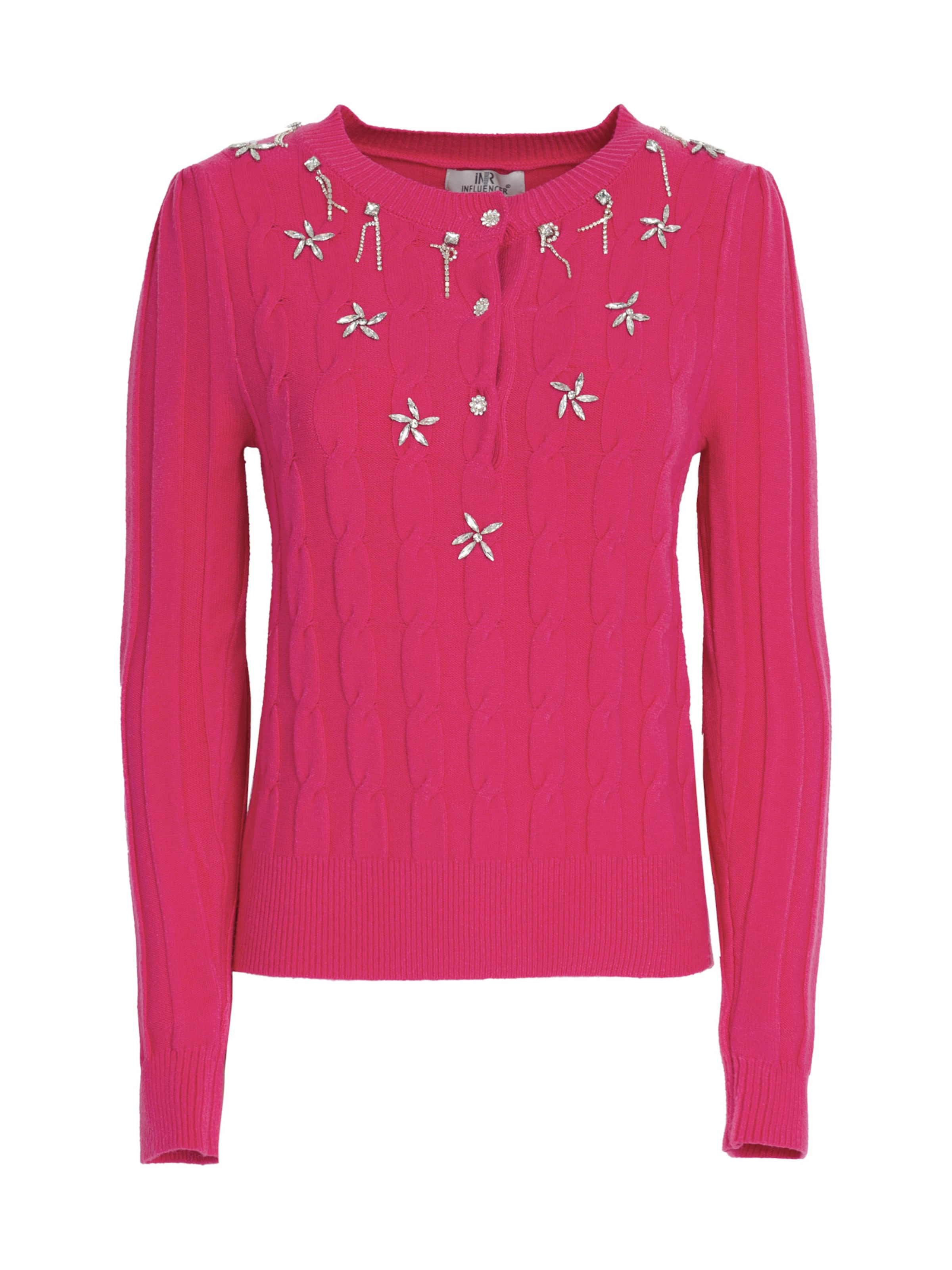 Influencer Sweater in Pink: front