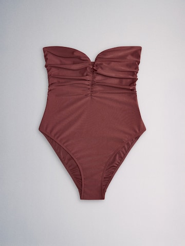 Bandeau Costum de baie întreg de la The Set pe maro