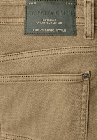 Street One MEN Regular Chino Pants in Beige