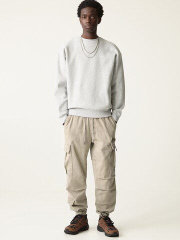 Effilé Pantalon cargo Pull&Bear en beige