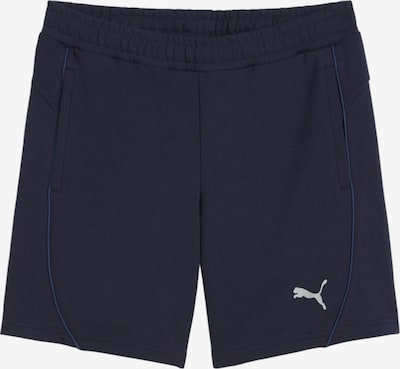 Sportinės kelnės 'TEAMFINAL' iš PUMA, spalva – nakties mėlyna / balkšva, Prekių apžvalga