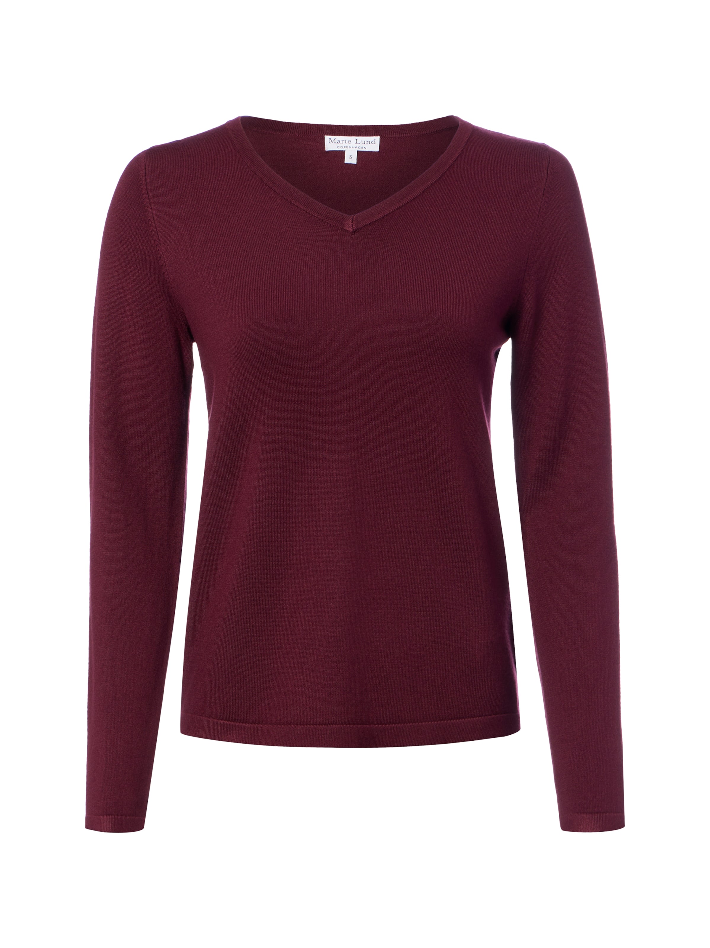 Pull-over Marie Lund en violet : devant