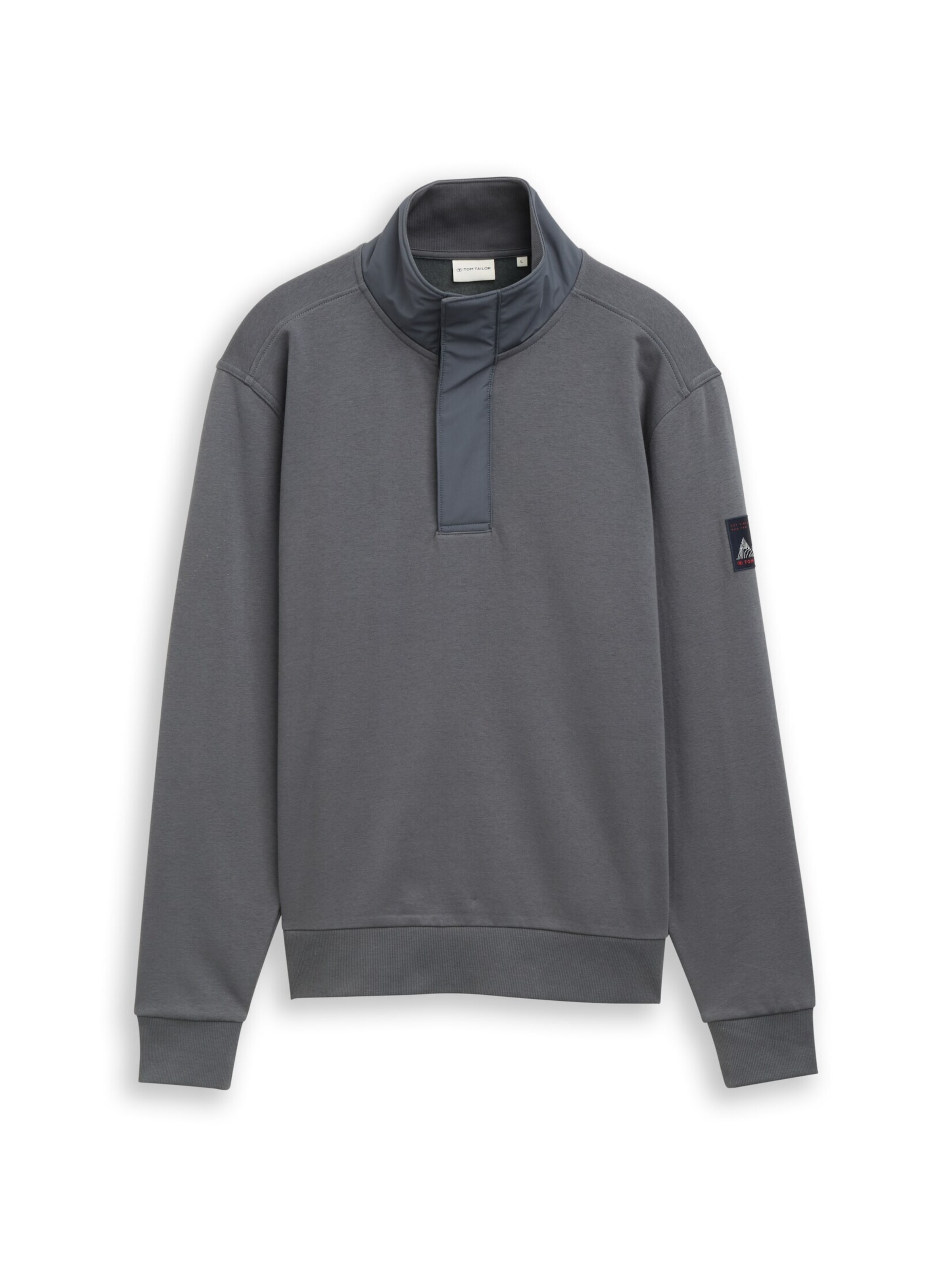 TOM TAILOR Sweatshirt in Grün: Vorderseite