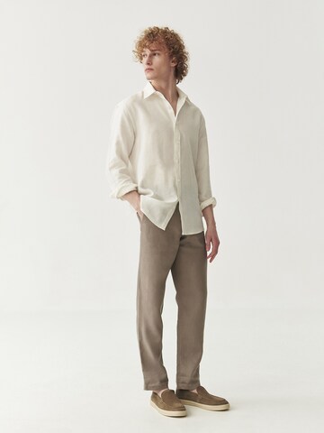 TATUUM Regular fit Button Up Shirt 'Loren' in Brown