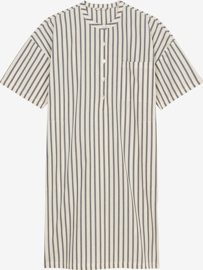 Marc O'Polo Chemise de nuit ' Sleepshirts ' en bleu / blanc cassé, Vue avec produit