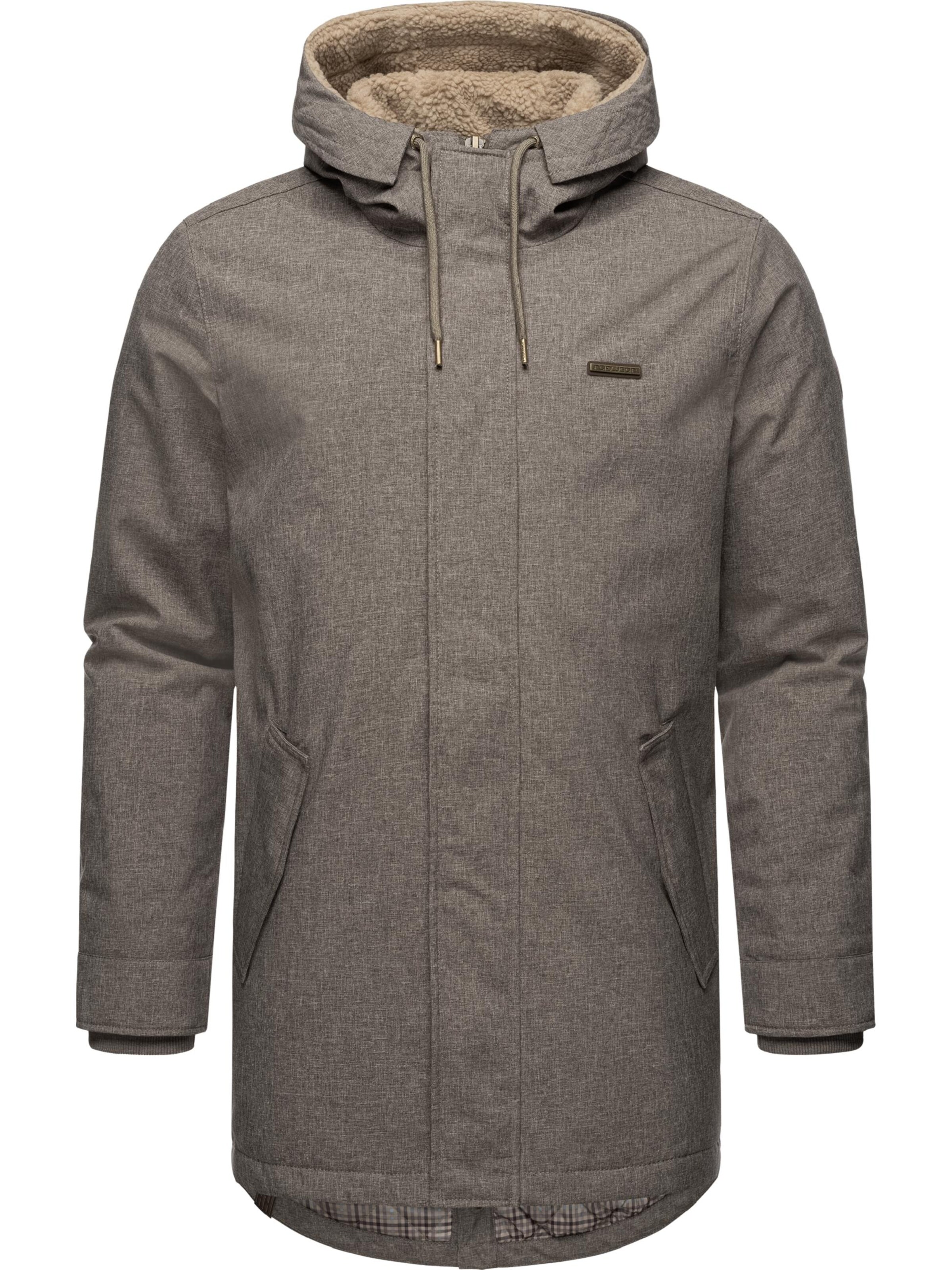 Ragwear Functionele jas 'Mr Smithem' in Bruin: voorkant