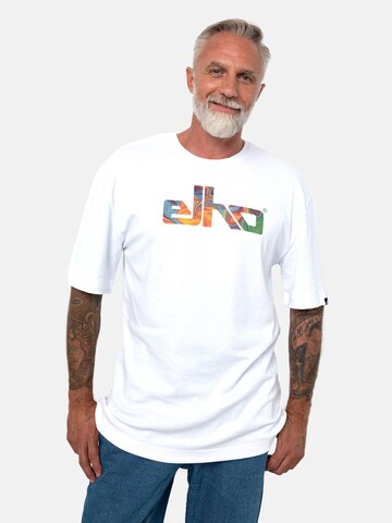 elho T-shirt 'Innsbruck 89' i vit: framsida