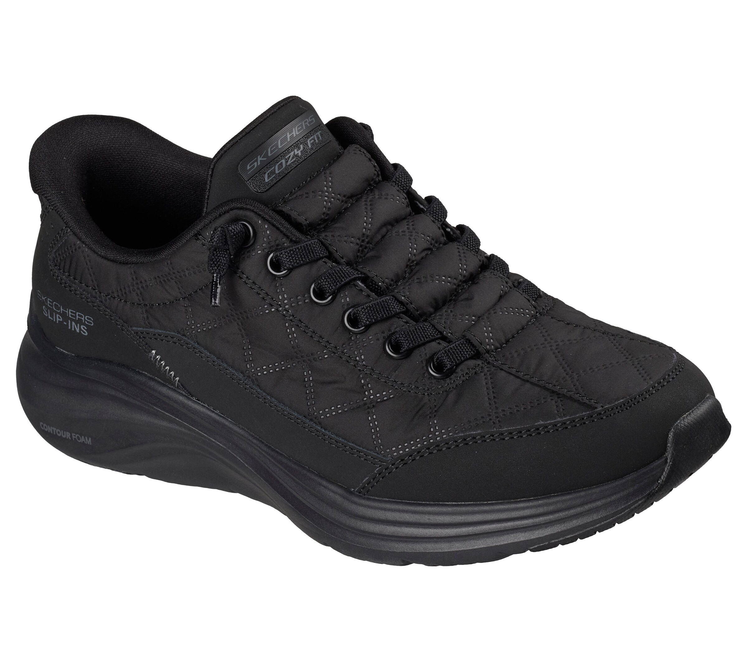 SKECHERS Sneakers in Black: front