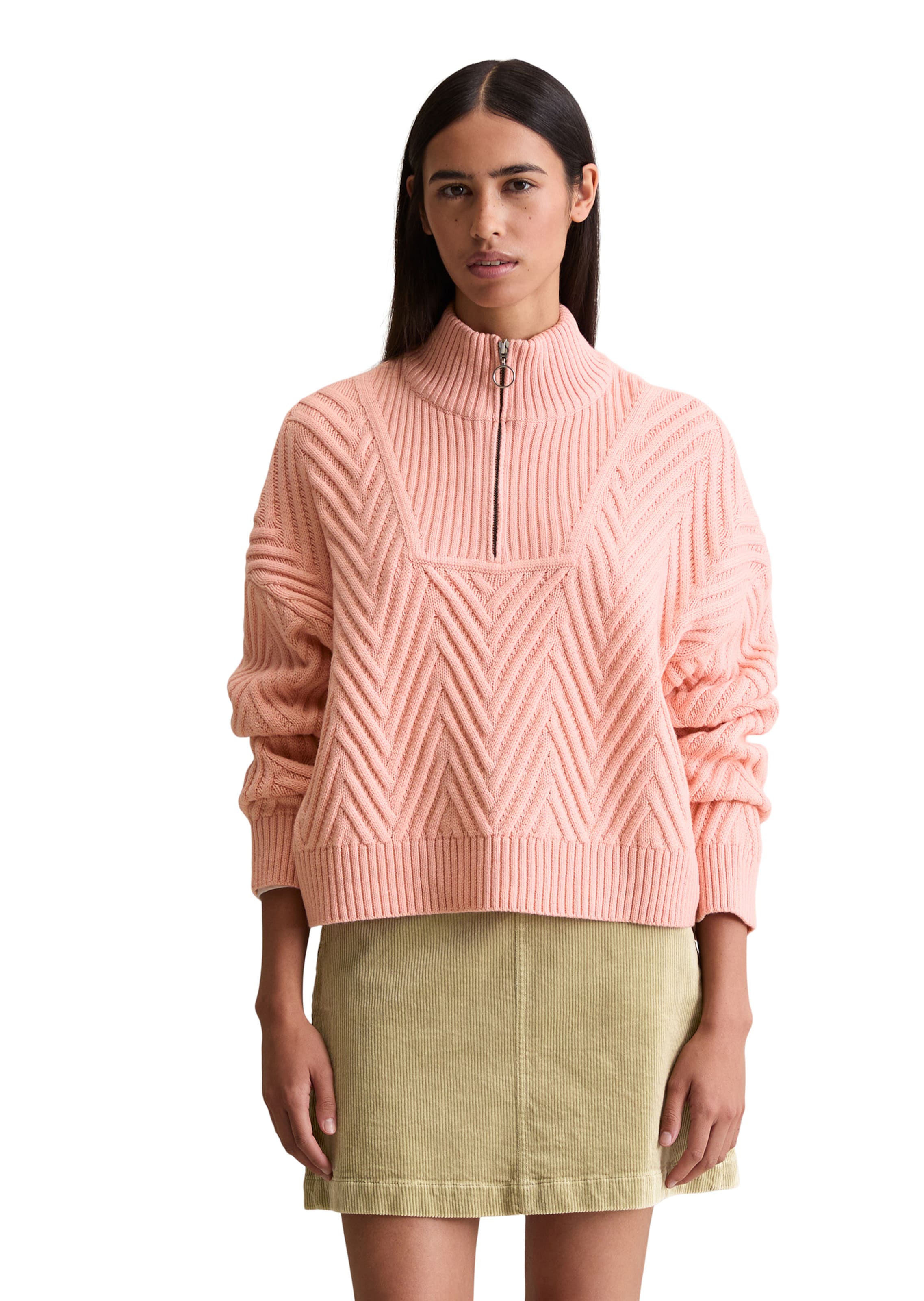 Marc O'Polo DENIM Trui in Roze: voorkant