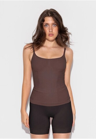 Lykkeland Atelier Shapingtop 'Second Skin' in Bruin