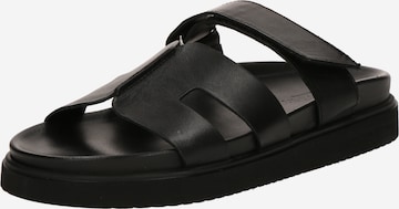 Mule 'Maru' PAVEMENT en noir : devant