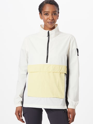 JACK WOLFSKIN Outdoor jacket 'REBEL' in White: front