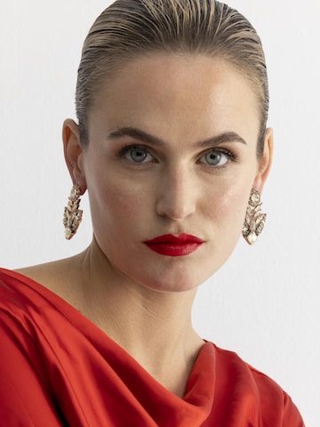 Luxenter Earrings 'Gothka' in Brown