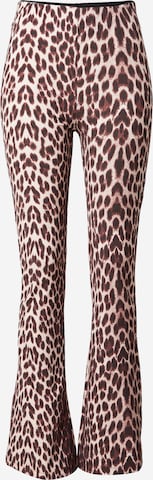 Flared Leggings 'Tia' di OH APRIL in marrone: frontale