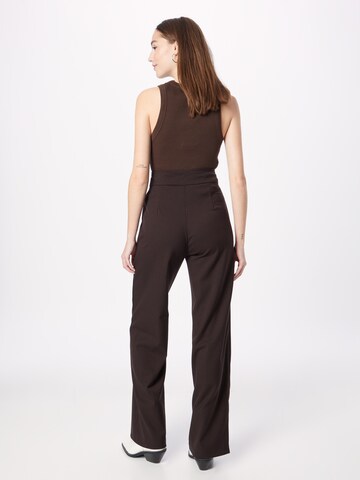 Lindex Wide leg Pants 'Lykke' in Brown