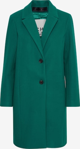 ICHI Between-Seasons Coat 'JANNET' in Green: front