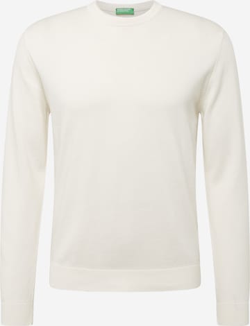 UNITED COLORS OF BENETTON Regular Fit Pullover i hvid: forside