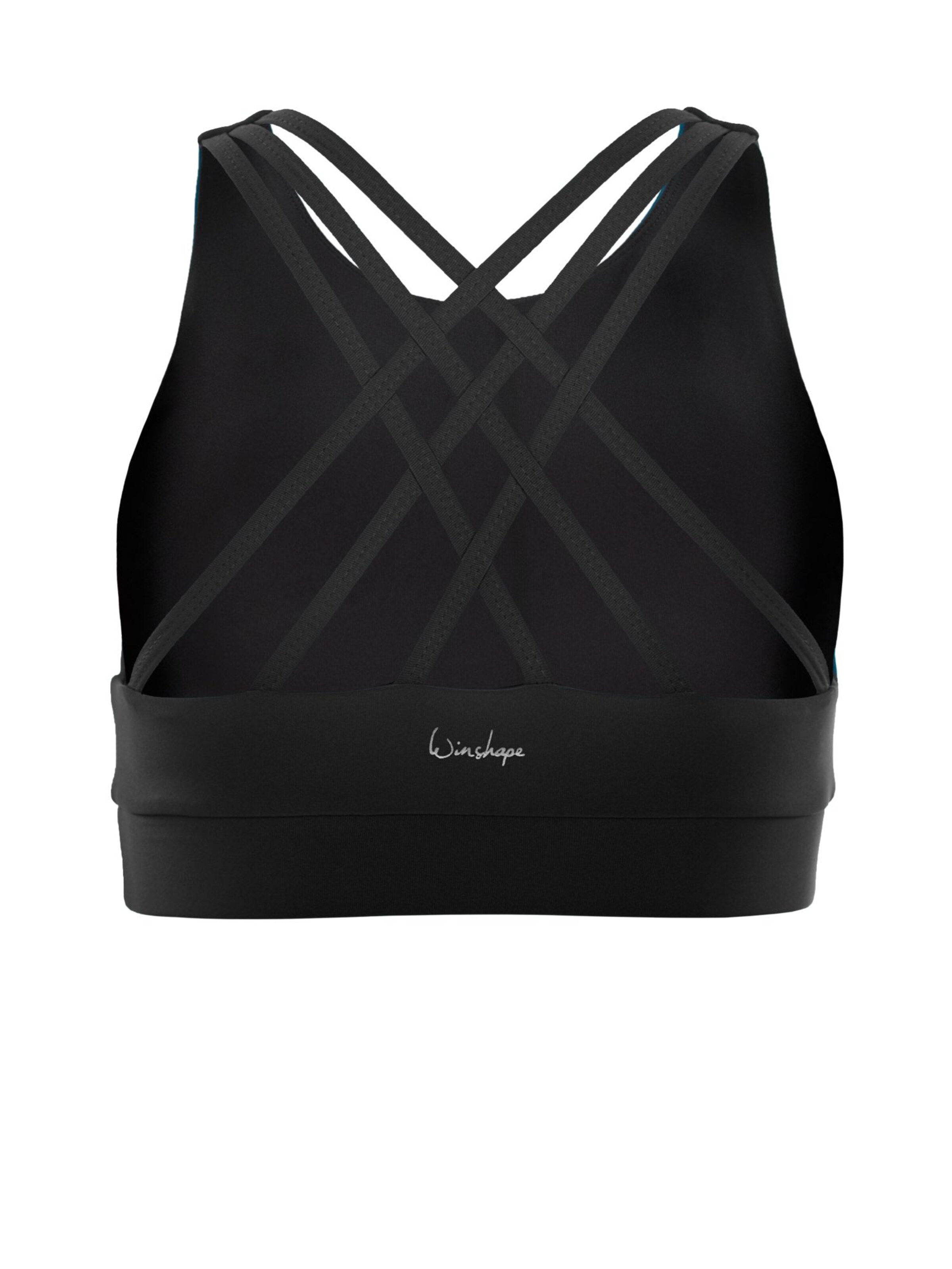 Winshape Bygelfri Sportbehå ' SB103C ' i svart