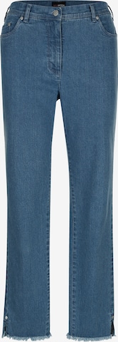 MIAMODA Slimfit Jeans in Blauw: voorkant