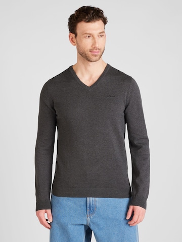 s.Oliver Sweater in Grey: front