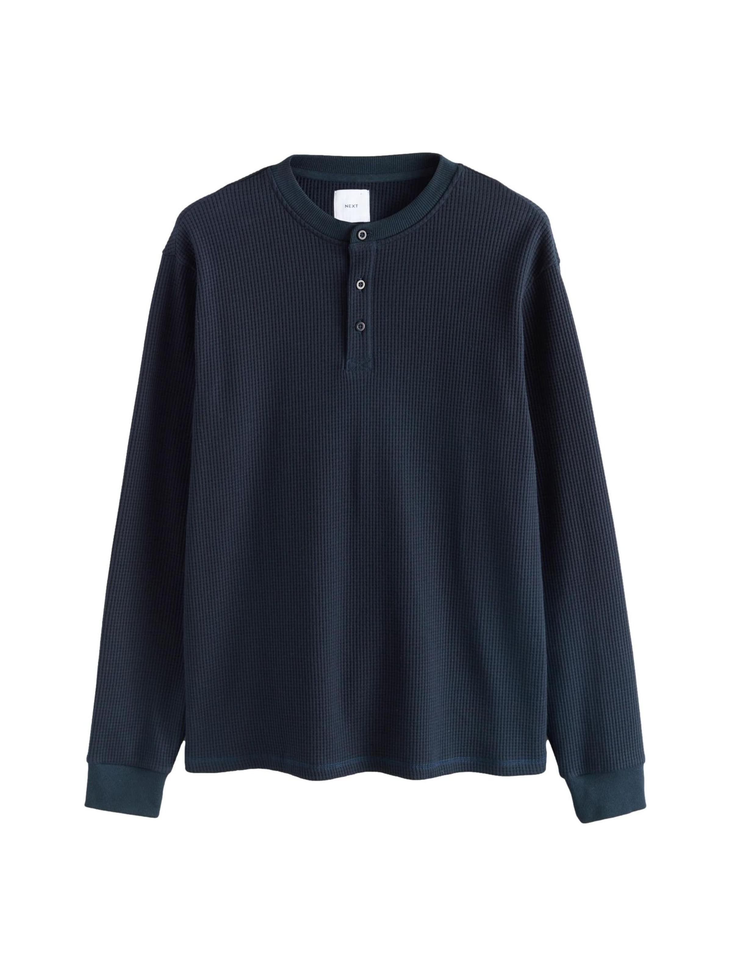 Next Shirt in Blauw: voorkant