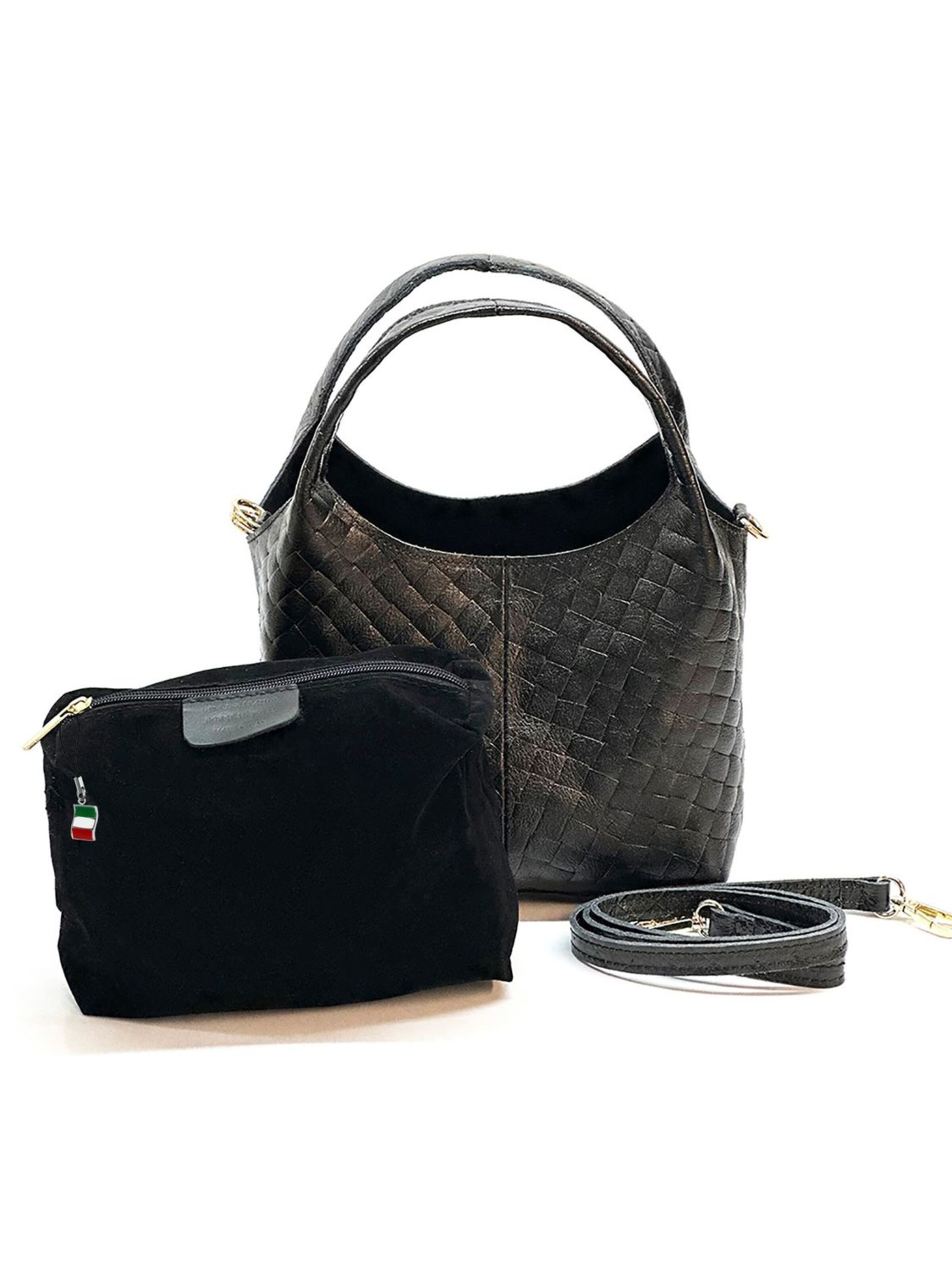 Florence Shoulder Bag in Black