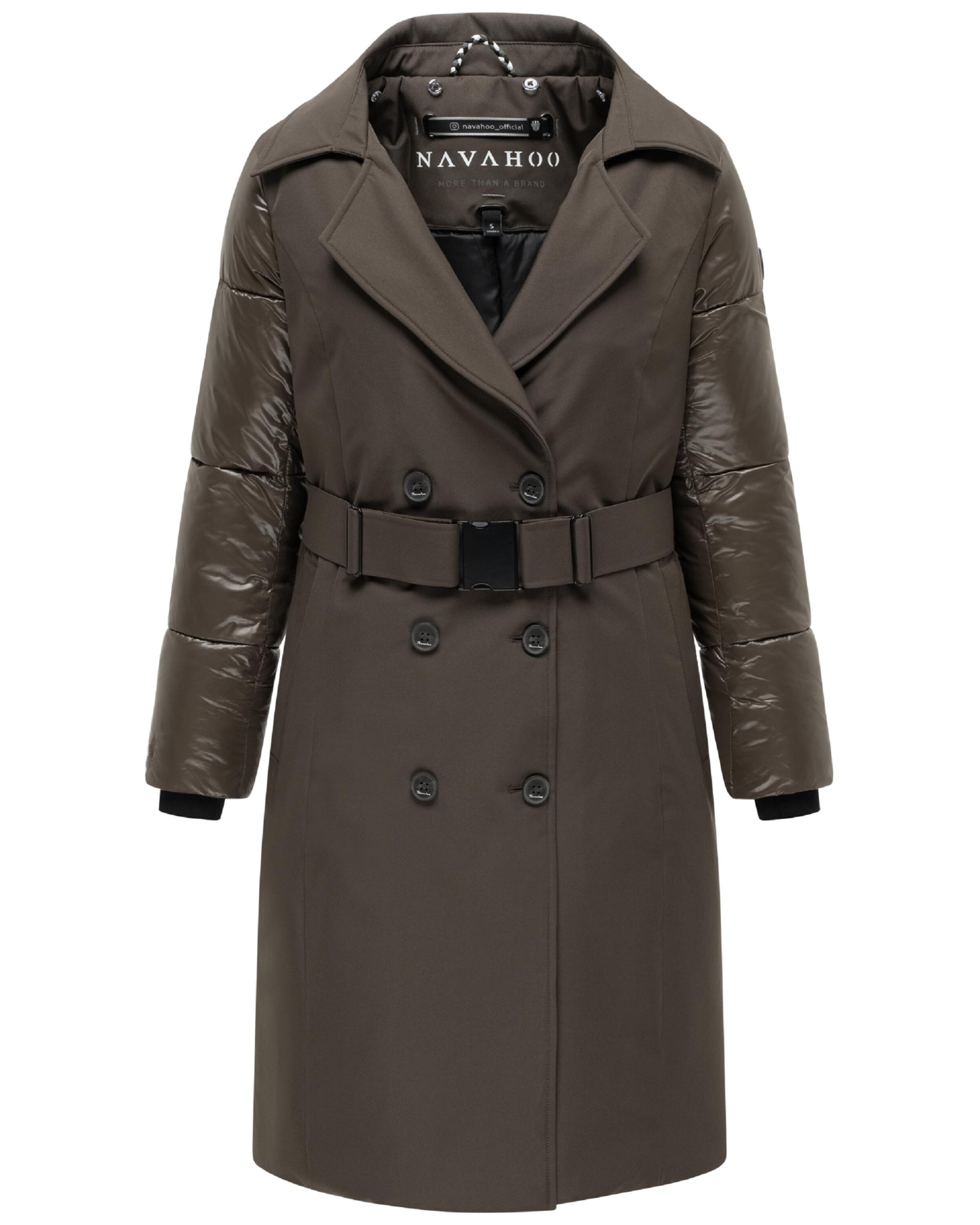 NAVAHOO Winter coat 'City-Glow 14' in Green