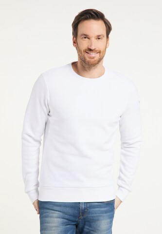 DreiMaster Maritim Sweatshirt in White: front