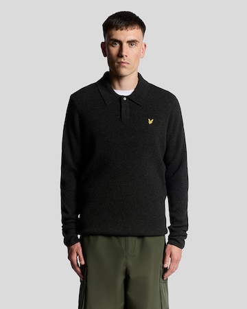 Lyle & Scott Pulover | črna barva: sprednja stran