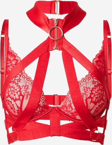 Invisible Soutien-gorge Hunkemöller en rouge : devant