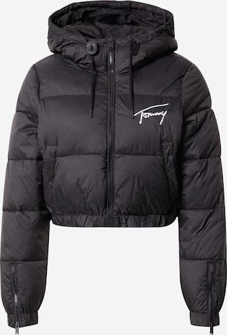 Veste mi-saison Tommy Jeans en noir : devant