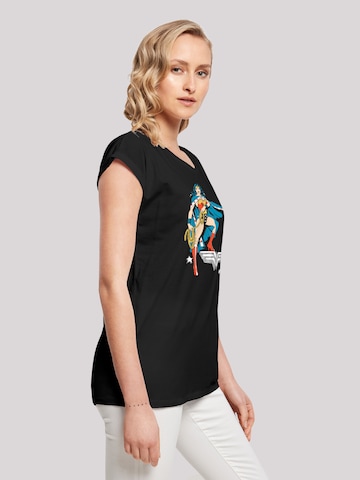 F4NT4STIC T-Shirt 'DC Comics Wonder Woman Standing' in Schwarz