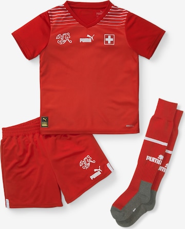 PUMA Trainingsanzug in Rot: predná strana