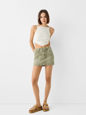 Jupe Bershka en vert