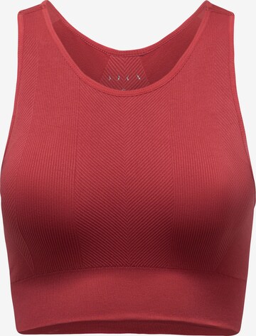 Bustier Haut de sport 'Amal' Born Living Yoga en rouge : devant