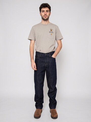 Carhartt WIP Baggy Jeans 'Aaron' in Blauw