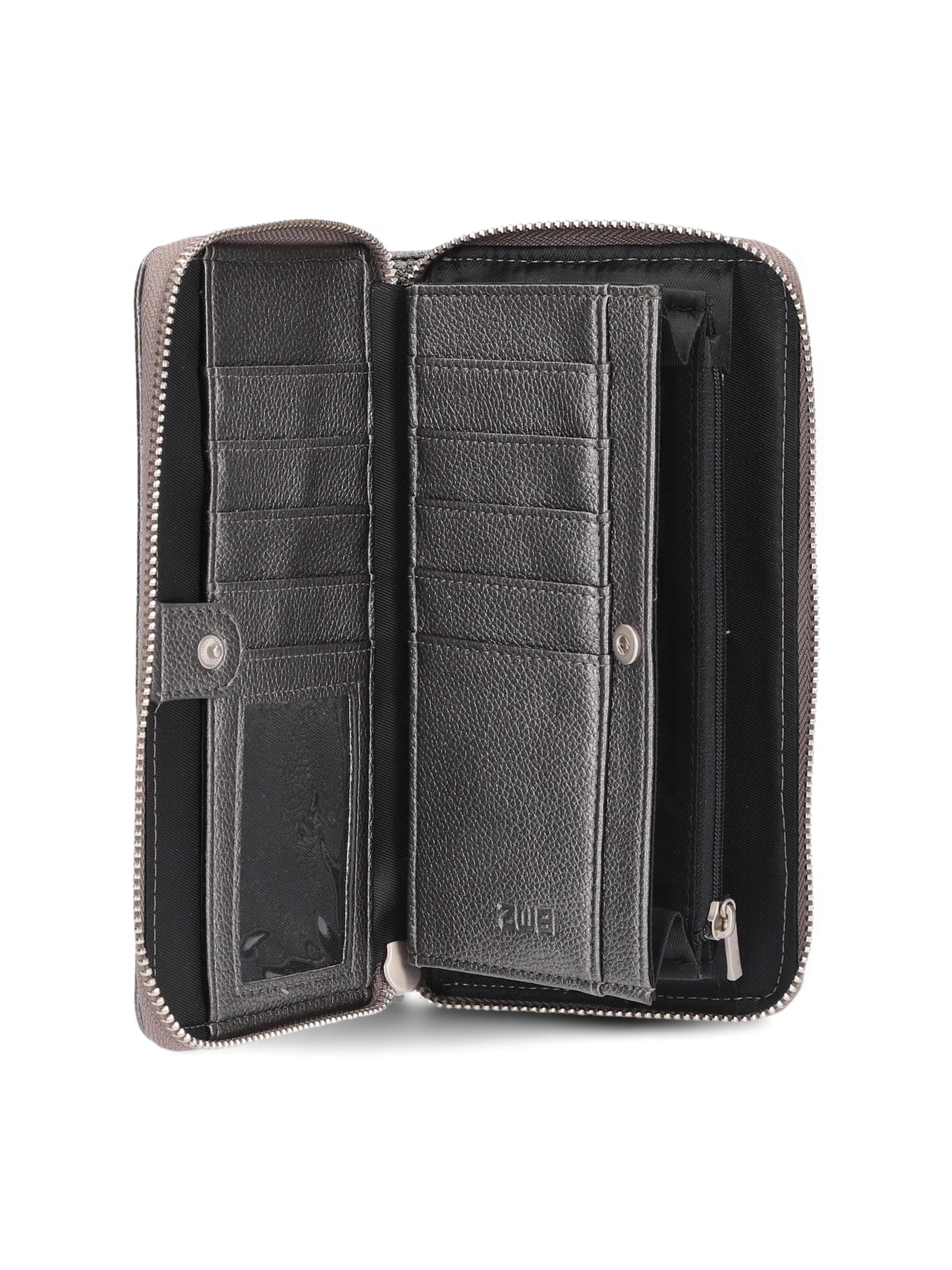 ZWEI - Cartera 'MADEMOISELLE.M MW2' en plata