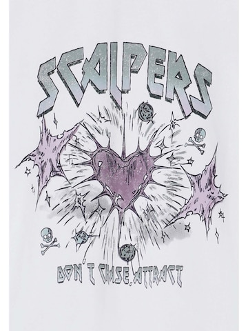 Scalpers Shirt 'Kiss' in White