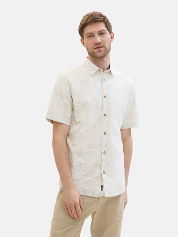 Regular fit Camicia di TOM TAILOR in beige