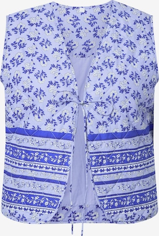 Ulla Popken Vest in Purple: front