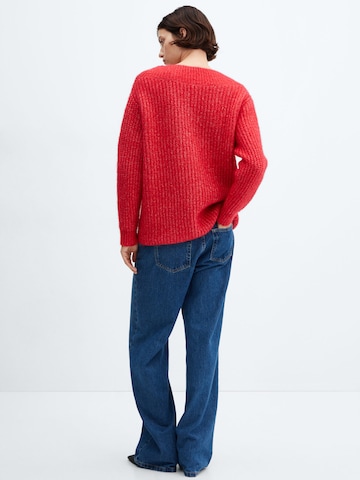 MANGO Sweater 'Chapi' in Red