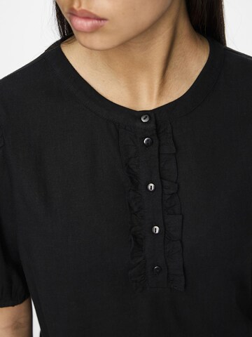 PIECES Bluse 'Pia' in Schwarz