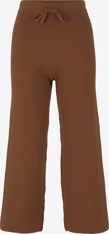 TOM TAILOR DENIM Pants in Brown: front
