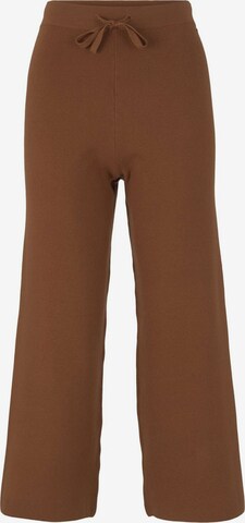 TOM TAILOR DENIM Loose fit Pants in Brown: front