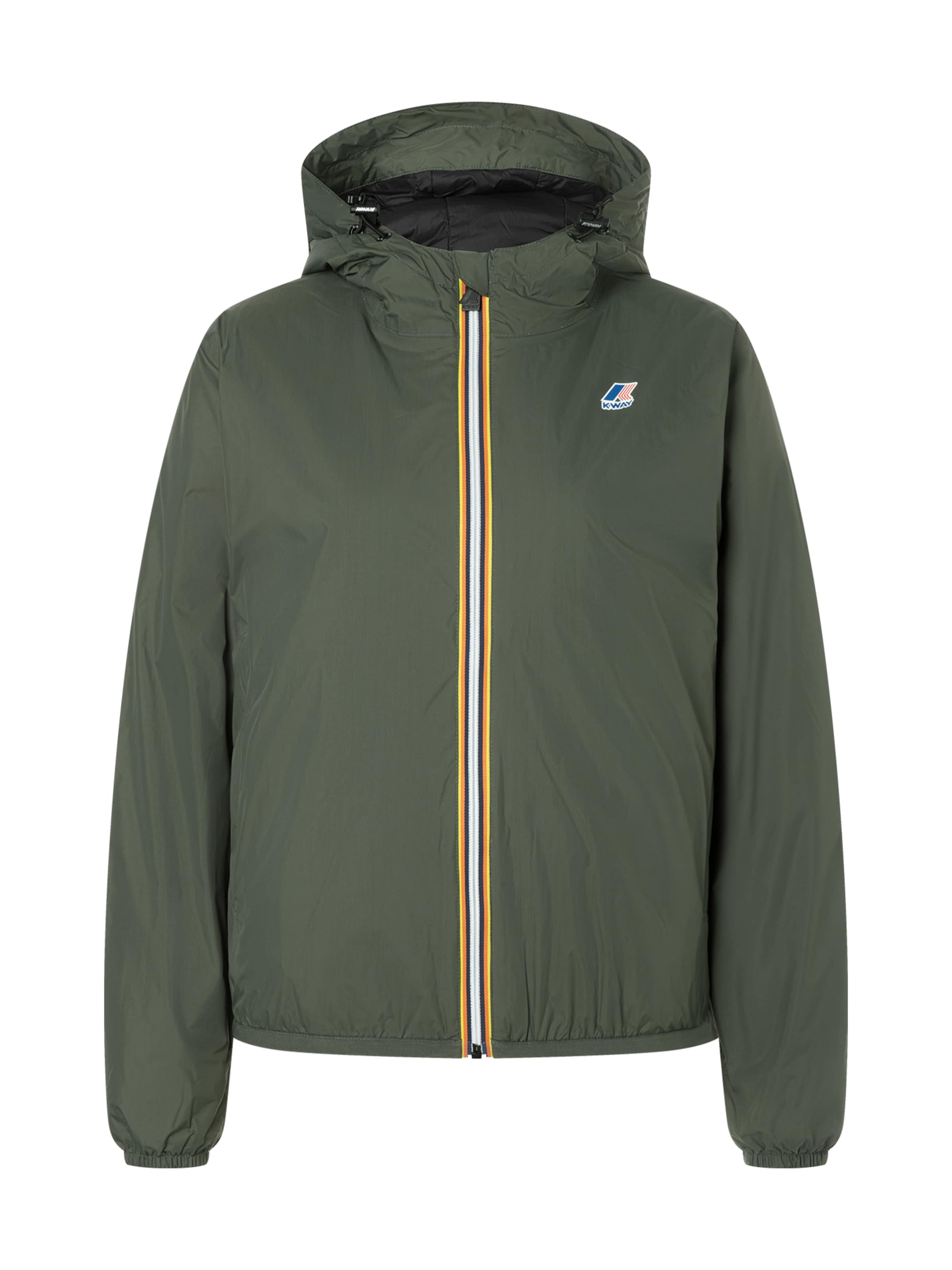 K-Way Outdoorjacke in Grün: Vorderseite